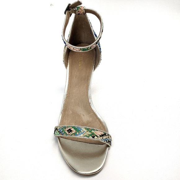 New Halogen Multicolor Crochet Detail High Heels - Picture 3 of 7